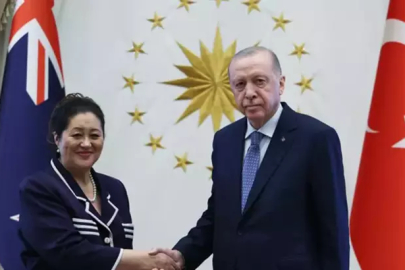 Cumhurbaşkanı Erdoğan, Yeni Zelanda Genel Valisi Kiro'yu kabul etti