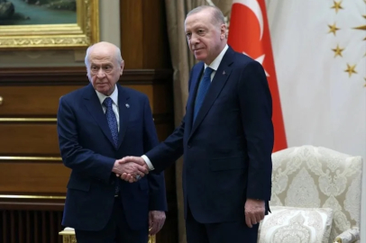 Cumhurbaşkanı Erdoğan, Devlet Bahçeli'yi kabul etti