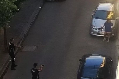 Aydın'da korku dolu anlar: Genç kız samuray kılıcıyla dehşet saçtı