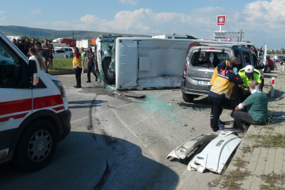 Kilis'te zincirleme kaza; 8 yaralı