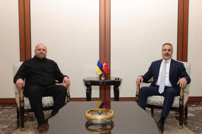 Bakan Fidan, Ukrayna Ulusal Güvenlik ve Savunma Konseyi Sekreteri Rustem Umerov ile görüştü