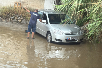 Bodrum’da yağmur kısa süreli etkili oldu