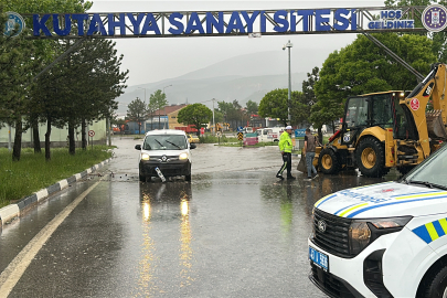 Kütahya’da sağanak yağış
