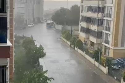 Tekirdağ’da sağanak ve dolu etkili oldu
