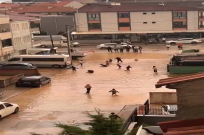 Bursa'da sağanak ve dolu yağışı etkili oldu