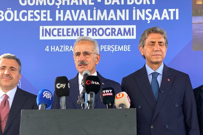 Bakan Uraloğlu: Bayburt-Gümüşhane Havalimanı'nı bu yıl bitmeden hizmete açacağız