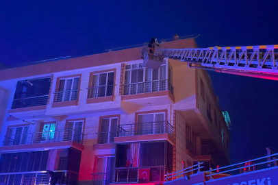 Bodrum katında çıkan yangında 6 kişi dumandan etkilendi