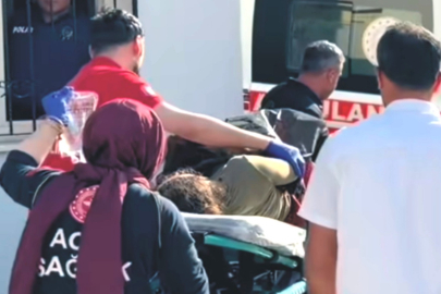 Ot biçme makinesine kolunu kaptıran kadın yaralandı