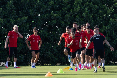 A Milli Futbol Takımı, Venezuela maçının hazırlıklarını tamamladı