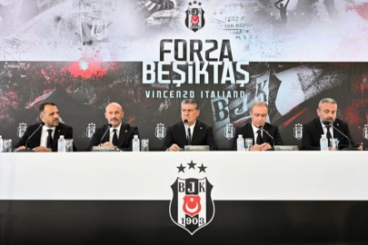 Beşiktaş'ta Vincenzo Italiano için imza töreni gerçekleştirildi