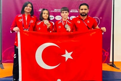 Siirtli milli güreşçiler Avrupa Şampiyonası'ndan 2 madalyayla döndü
