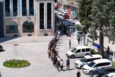 Kütahya'da uyuşturucu operasyonu; 28 gözaltı