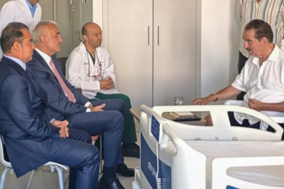 Mehmet Nuri Ersoy'dan İbrahim Tatlıses'e 'geçmiş olsun' ziyareti