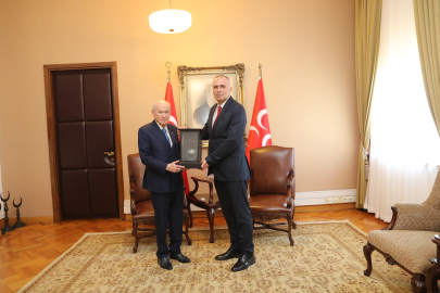 Özel Harekat Başkanı Hayal, Devlet Bahçeli'yi ziyaret etti