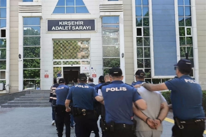 Kırşehir'de 10 milyon liralık hırsızlık operasyonu: 5 tutuklama