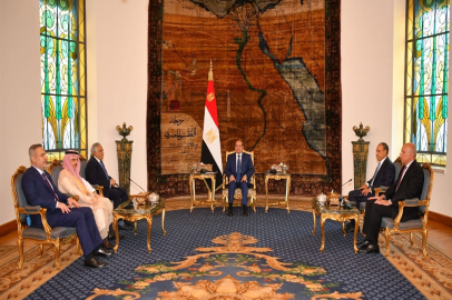 Bakan Fidan, Mısır Cumhurbaşkanı Sisi tarafından kabul edildi