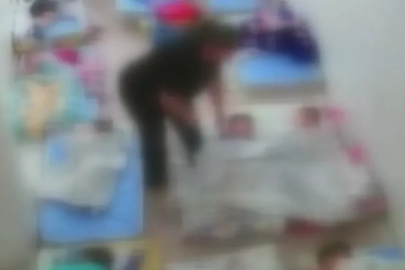Anaokulunda şiddet: Uyumayan çocukları sopayla darbetti