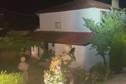 Şüphelilerin yakalanma anlarına ait görüntüler ortaya çıktı.