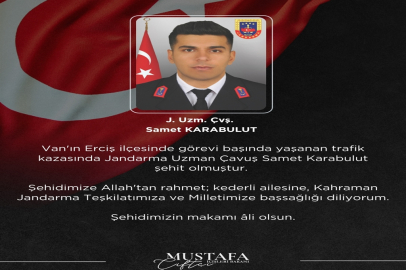Van'da hafif ticari araç, park halindeki askeri araca çarptı; 1 şehit, 4'ü asker 5 yaralı