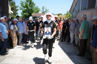 Kazada ölen emekli komiser yardımcısı toprağa verildi