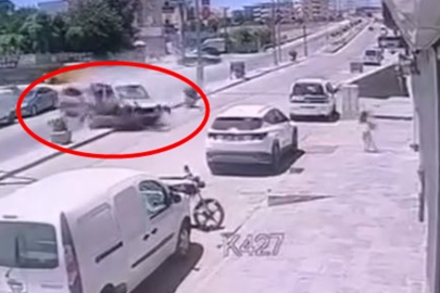 Cizre'de zincirleme kaza kamerada: 4 yaralı