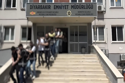 Diyarbakır’da çıkar amaçlı silahlı suç örgütüne operasyon: 15 tutuklama