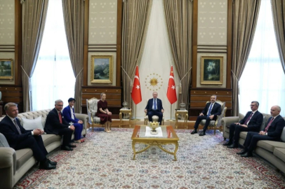Cumhurbaşkanı Erdoğan, AB Yüksek Temsilci heyetini kabul etti