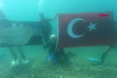 Kabotaj Bayramı deniz altında kutlandı