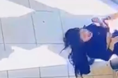 Mersin'de kurtulmak için kaçtı yerde sürüklenip araca bindirildi, onu yine bir kadın kurtardı