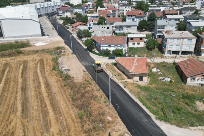 Bursa İnegöl'de Zambak Caddesi yenileniyor
