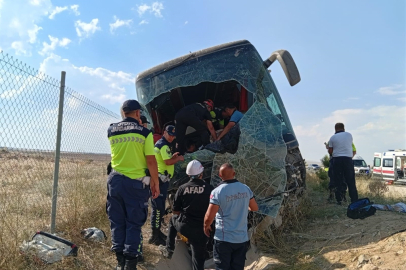 Aksaray’da otobüs yoldan çıktı; yaralılar var
