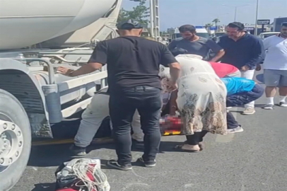Aydın'da beton mikserinin çarptığı yaya öldü