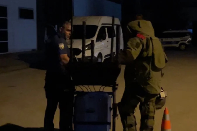 Çorum'da otobüs terminalindeki şüpheli valiz fünyeyle patlatıldı