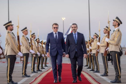 Fransa Cumhurbaşkanı Macron Suriye'de