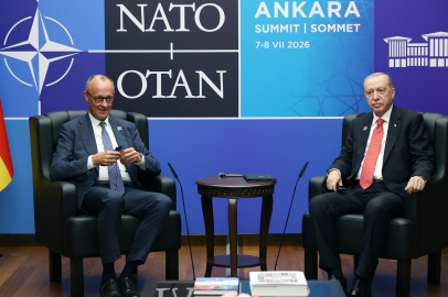 Cumhurbaşkanı Erdoğan, Almanya Başbakanı Merz ile bir araya geldi
