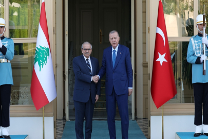 Cumhurbaşkanı Erdoğan, Lübnan Başbakanı Selam'ı kabul etti