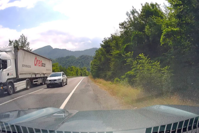 Karabük'te faciaya davetiye çıkaran hatalı sollamaya 12 bin 719 TL ceza