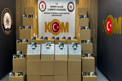 1 milyon 350 bin kaçak makaron ele geçirildi: 2 gözaltı