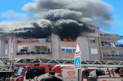Antalya'da dairede çıkan yangında 5 kişi dumandan etkilendi
