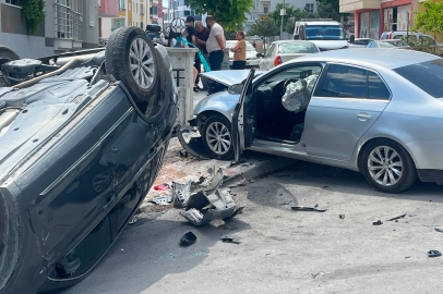 Çorum'da cip ile otomobil çarpıştı: 2 yaralı