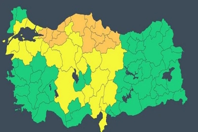 Meteorolojiden sağanak alarmı: 22 ile sarı, 13 ile turuncu uyarı