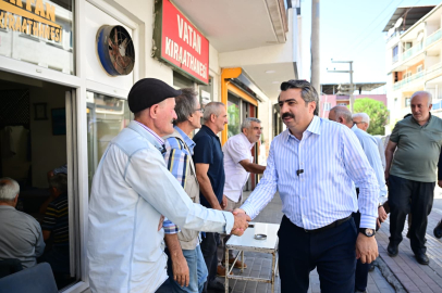 YILDIRIM BELEDİYE BAŞKANI OKTAY YILMAZ, ÇİÇEK CADDESİ ESNAFIYLA BULUŞTU