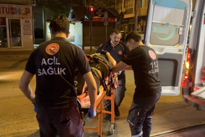 Bursa'da motosiklet devrildi: Kadın sürücü yaralandı