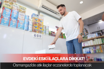 Osmangazi'de ilaç atıklarına güvenli çözüm
