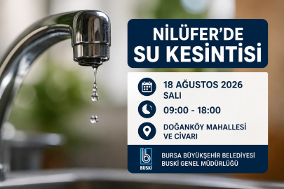 Nilüfer'de su kesintisi