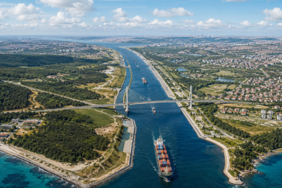Kanal İstanbul'lun ilk köprüsünde 250 tonluk dev operasyon