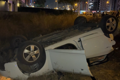 Bursa’da otomobil tarlaya uçtu: 5 yaralı