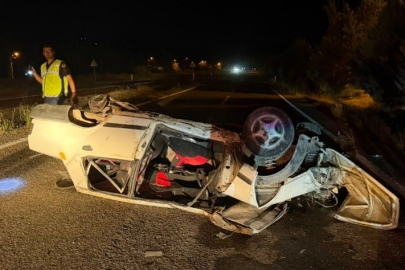 Karabük'te otomobil takla attı: 1 yaralı