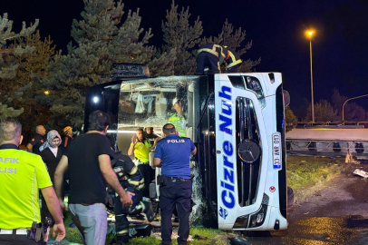 Kayseri’de otobüs ile yakıt tankeri çarpıştı: Yaklaşık 30 kişi yaralandı