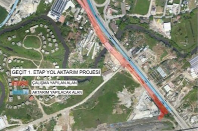 Bursa'da Geçit Köprüsü bağlantı yollarında 15 günlük çalışma